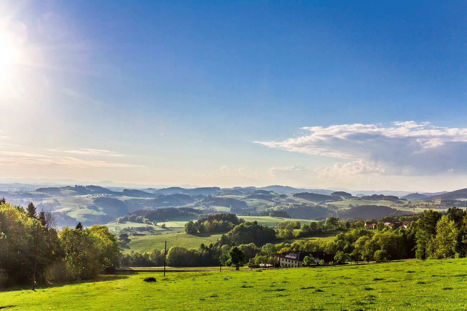 Beeindruckendes Panorama beim Entdecken der Ausflugsziele im Mühlviertel - Hotel Alpenblick